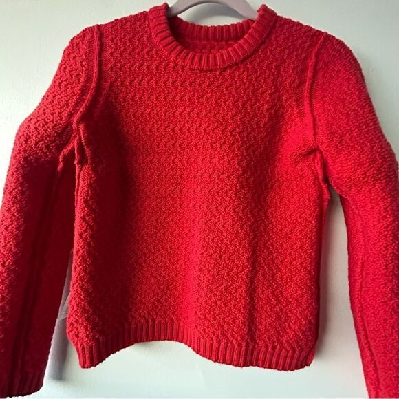 NWOT Hucklebones London Girls Red Knit Sweater - Picture 8 of 8